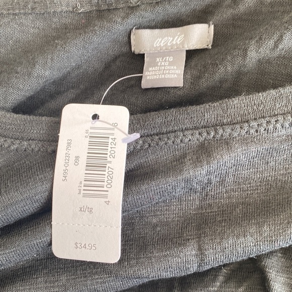 aerie - Glamorous Light Weight Tee with Rose Gold Sequin Sleeves - Picture 6 of 8